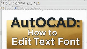 Autocad How to Edit Text Font | Tutorial urdu hindi 2025 | Nabeel Architect