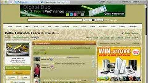 Getting Myspace Layouts!