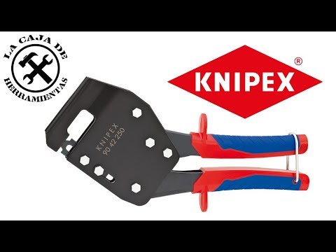Pinza para ensamblar perfiles KNIPEX - YouTube