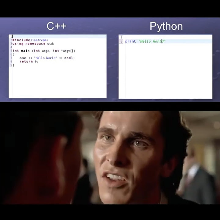 python vs c++ - YouTube