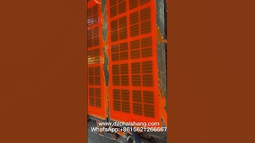 mining ore filter urethane screen panel,pu aggregate screens,pu dewatering screen mesh manufacturer