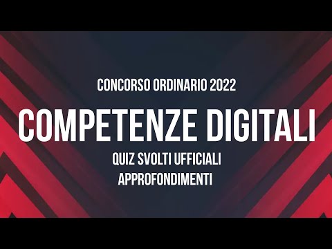 le competenze digitali per superare il concorso scuola