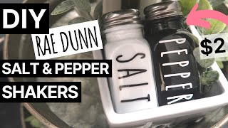 DIY Chemical Formula Salt And Pepper Shaker Set