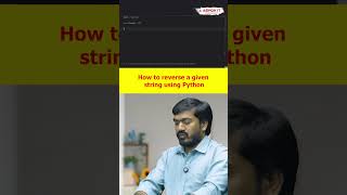 How do you reverse a given string using Python? | Ashok IT#pythoninterviewquestions #pythontips