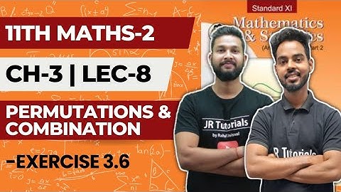 11th Maths 2 | Chapter 3 | Permutations & Combination | Exercise 3.5 | Lecture 8 | Maharashtra Board