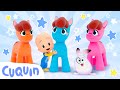 Magic Play-Doh Ponies! Learn colors with Cuquin&#39;s surprise eggs