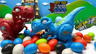 Dinosaur Egg With Smashers Tyrannosaurus | Dinosaur Random Item Play