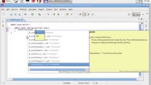 Java Hello World using Eclipse JDT on Raspberry Pi 2/Raspbian