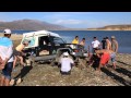 Plantage 4x4 - Car stuck in the mud - Kyrgyzstan