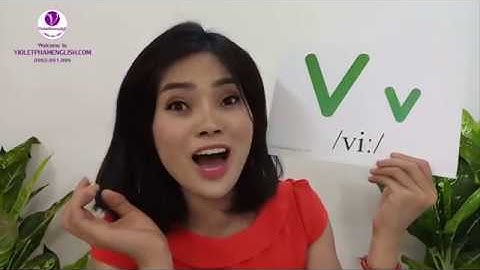 BÀI HỌC 7: CÁCH PHÁT ÂM - PHIÊN ÂM CHUẨN QUỐC TẾ 3 CHỮ CÁI U-V-W TRONG BẢNG CHỮ CÁI TIẾNG ANH