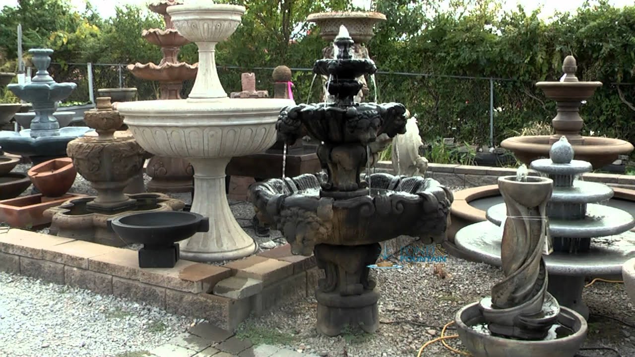 Medium Lion Fountain Al S Garden Art 257 F Youtube