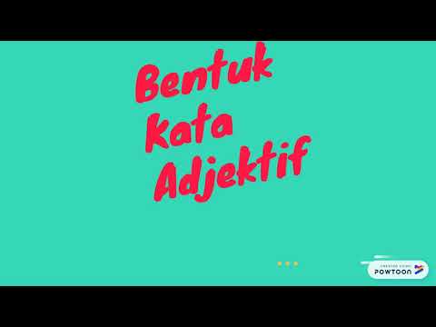 kata adjektif tunggal