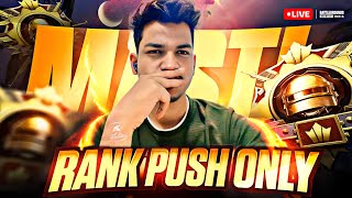 DAY-3 CONQUEROR RANK PUSH - X-SUIT GAMEPLAY | BGMI LIVE | ROAD TO 2K #bgmi #bgmilive