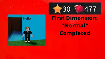 Normal Dimension: Completed | Speed Run 4 | Roblox