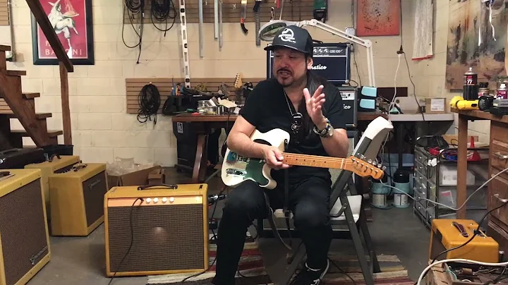 Eddie Perez of The Mavericks picking up his new Gr...
