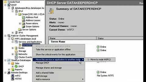DataKeeper Cluster Edition and WSFC Protect DHCP Servers