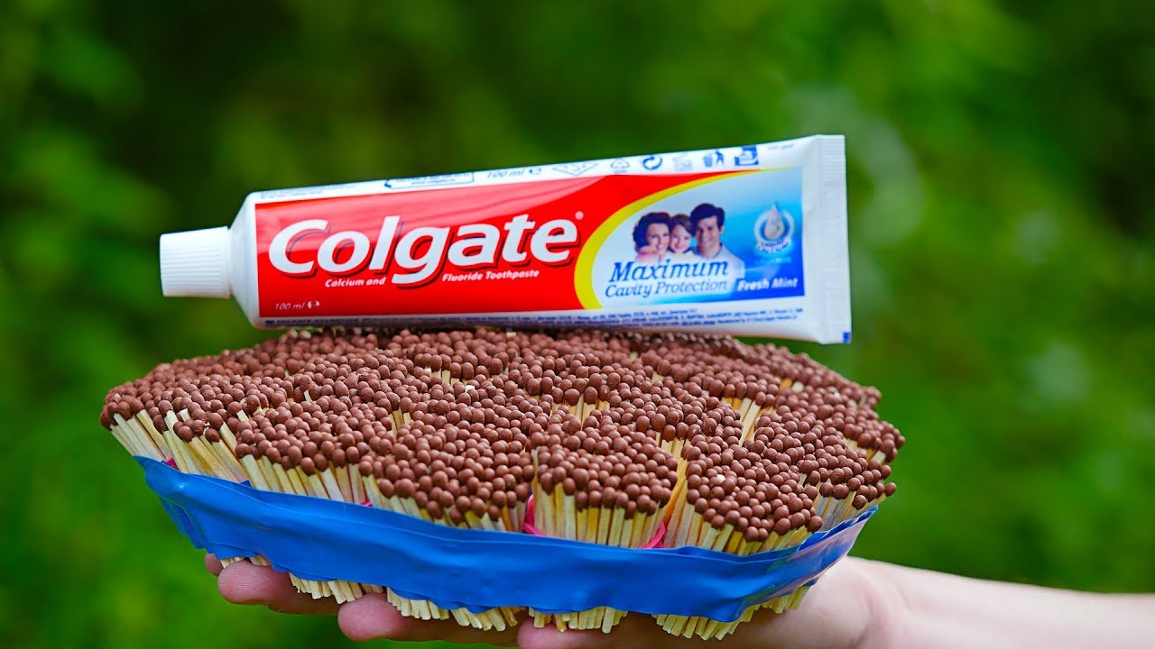 7 CRAZY EXPERIMENTS With Toothpaste YouTube