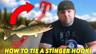 How to Tie a Stinger Hook for Walleye Fishing 