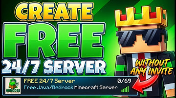 How To Make Free Minecraft Server 24x7 | Free 24/7 Minecraft Hosting❤️