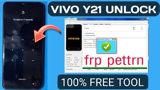 vivo @y21 frp pettrn unlock free with sp flash tool