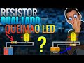 Ligar resistor no negativo ou positivo do led 