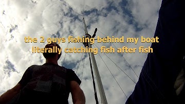 retrieving the main halyard line