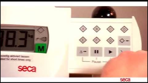 Seca 984 hospital bed scale