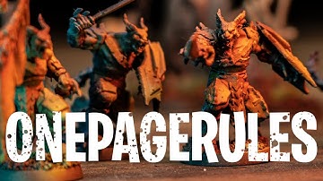 3D PRINTING Beastmen @onepagerules