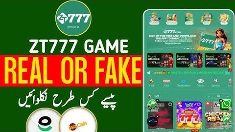 ZT777 Game Real or Fake | ZT777 Game Withdraw Kaise Karen