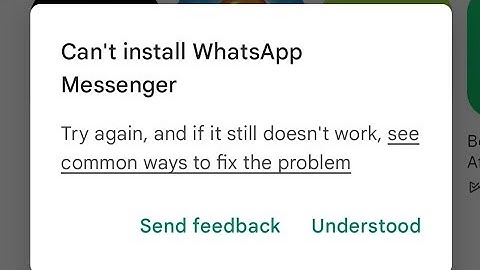 Fix whatsapp install problem | can