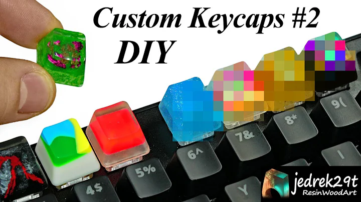 Making Custom Resin Keycaps #2 / RESIN ART