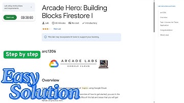 Arcade Hero: Building Blocks Firestore I #ARC1206 | #qwiklabs | #arcade | #solution
