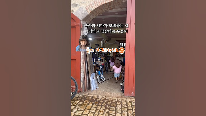 여기는 분명 프랑스인데 전라도 광주인가 헷갈리곤 해 #국제커플 #4남매