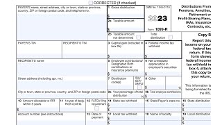 IRS Form 1099-R walkthrough (Distributions from Pensions, Retirement Accounts, Annuities, etc.)