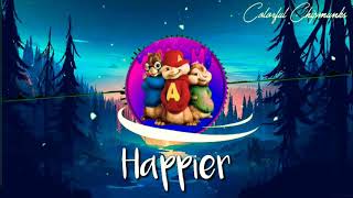 Happier - Marshmello ft. Bastille (Chipmunks Version)