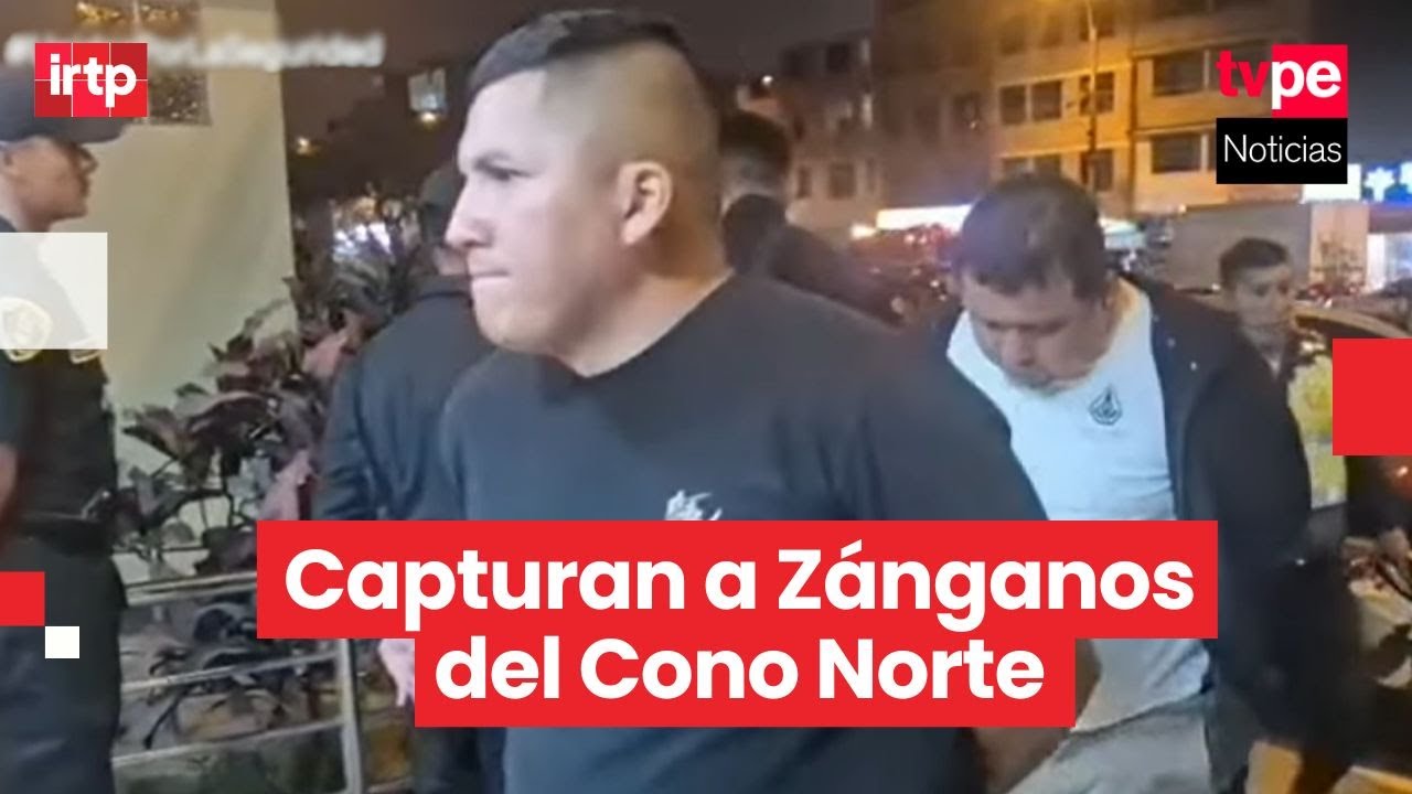 Policía Nacional capturan a Los Zánganos del Cono Norte tras robo de camioneta
