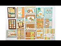 50 Cards | Collaboration with Scrapbena Creations | Doodlebug - Pumpkin Spice 6x6 paper pad