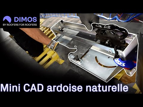 DIMOS - Coupe-ardoise MINI-CAD Confort pour ardoises naturelles vidéo