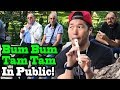 BUM BUM TAM TAM - Mc Fioti x J Balvin - SINGING IN PUBLIC!!