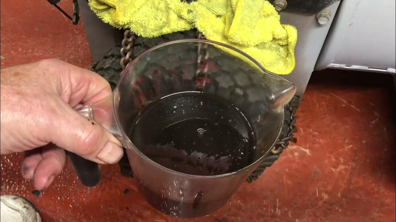 How to change the oil on a classic Craftsman snow blower YouTube