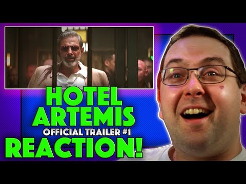 REACTION! Hotel Artemis Trailer #1 - Dave Bautista Movie 2018