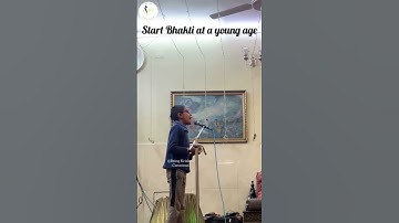 Keshav Doing Kirtan at Temple❤️ #krishnaconsciousness #kavyabudhiraja #beingkrishnaconscious