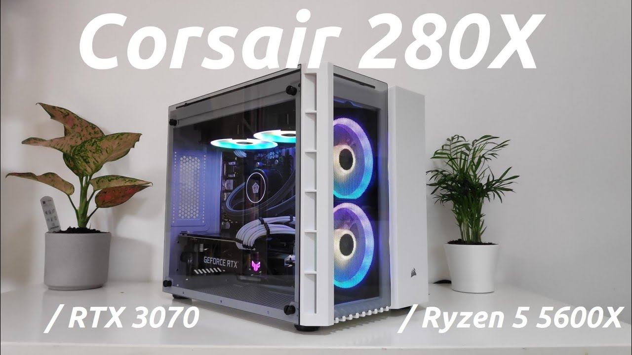 Corsair 280X RGB Gaming PC Build | RTX 3070 TUF + Ryzen 5 5600X