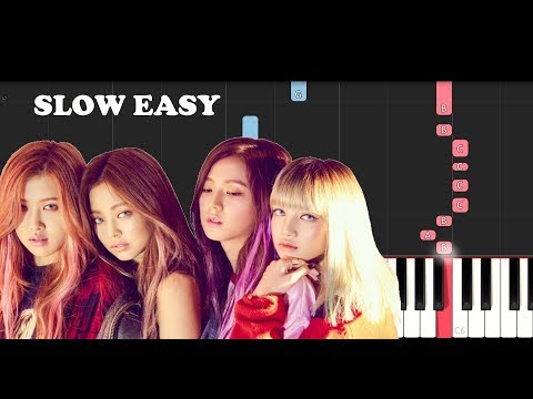 BLACKPINK - DDU-DU DDU-DU (SLOW EASY PIANO TUTORIAL)