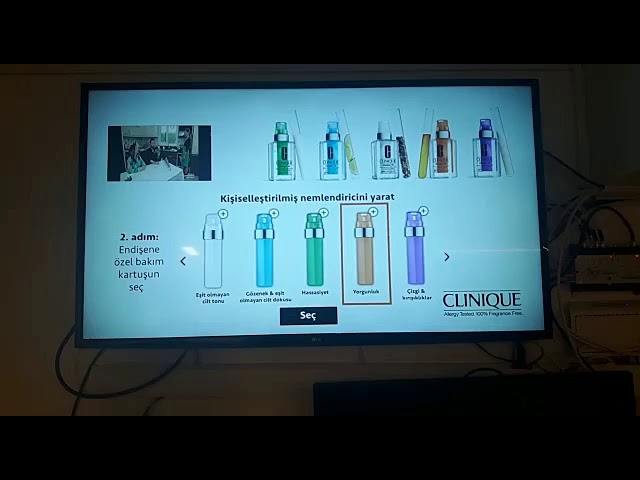 CLINIQUE Tv8 ClouHBB   HBBTV L Banner Reklamımız