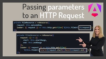 SIA: Passing Parameters when issuing an HTTP Request