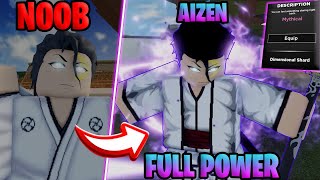 Going From NOOB To MAX OUT KYOKASUGETSU Aizen In Type Soul (FULL MOVIE)