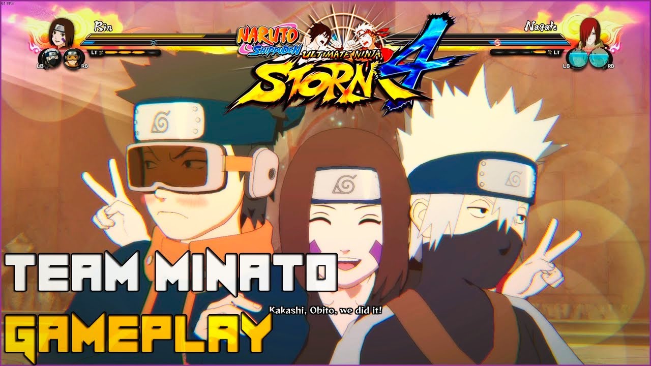 NARUTO SHIPPUDEN Ultimate Ninja STORM 4 Team Minato Gameplay YouTube