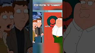 Peter treating the "scammers"