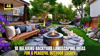 10 Relaxing Backyard Landscaping Ideas for a Peaceful Outdoor Escape screenshot 2